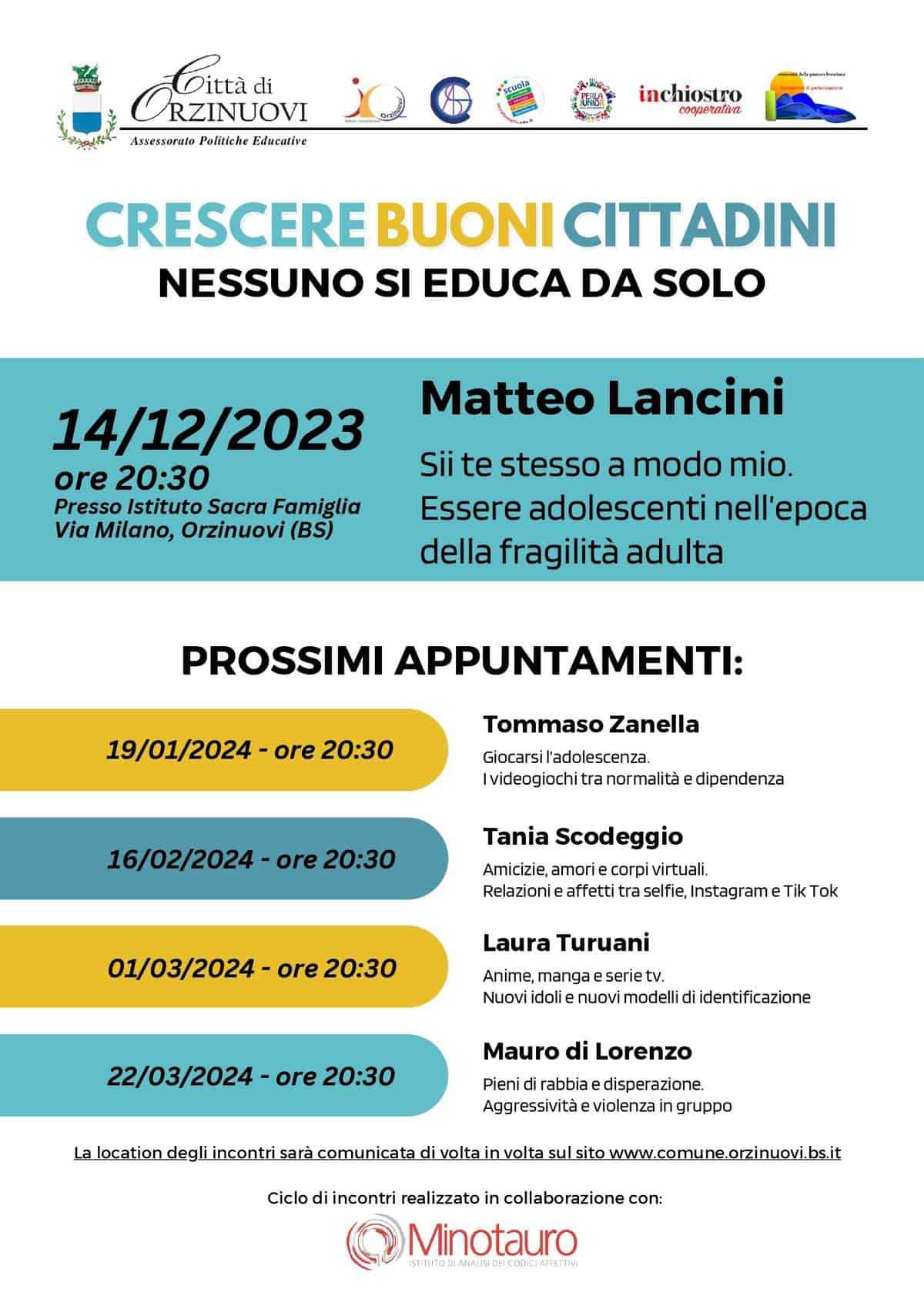 Eventi - Matteo Lancini